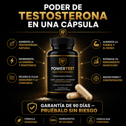 PowerTest - poder de testosterona en una capsula