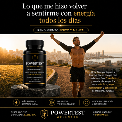 PowerTest - testimonio energia todos los dias